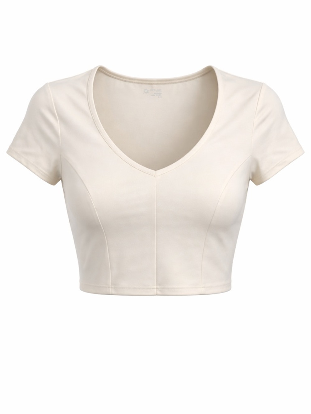 Offline by Aerie Real Good cream crop top, large